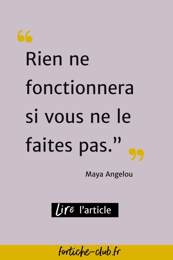 Citation sur la motivation et le bonheur de Maya Angelou