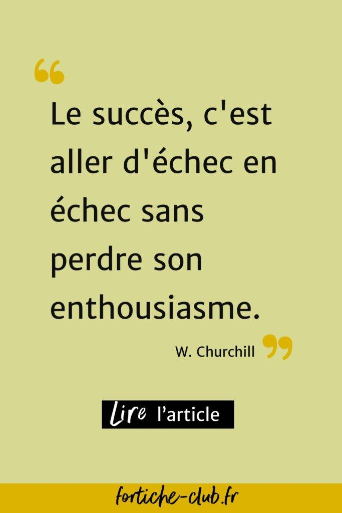 Citation sur la satisfaction au travail de Churchill